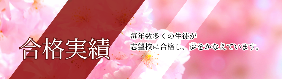 2024年度合格実績